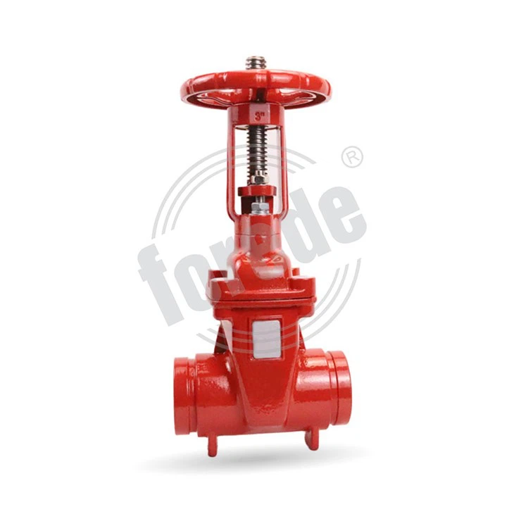 Groove End Ductile Iron Rising Stem Gate Valve